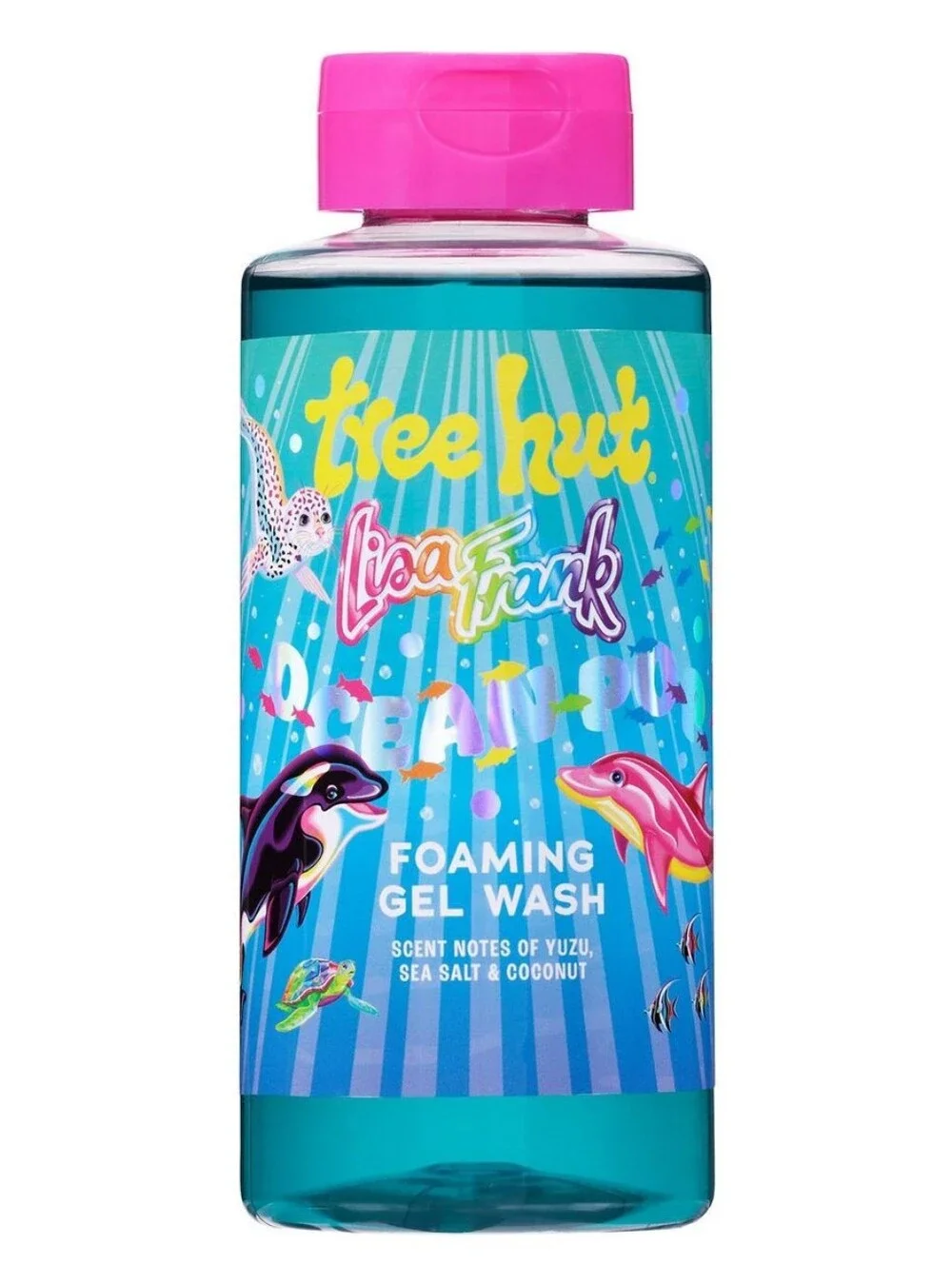 Tree Hut x Lisa Frank Ocean Pop Foaming Gel Body Wash 18oz NEW